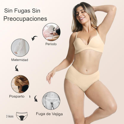 Panty Anti-Fugas: ¡Libertad Total para Vivir sin Límites! PAGA 1 LLEVA 3