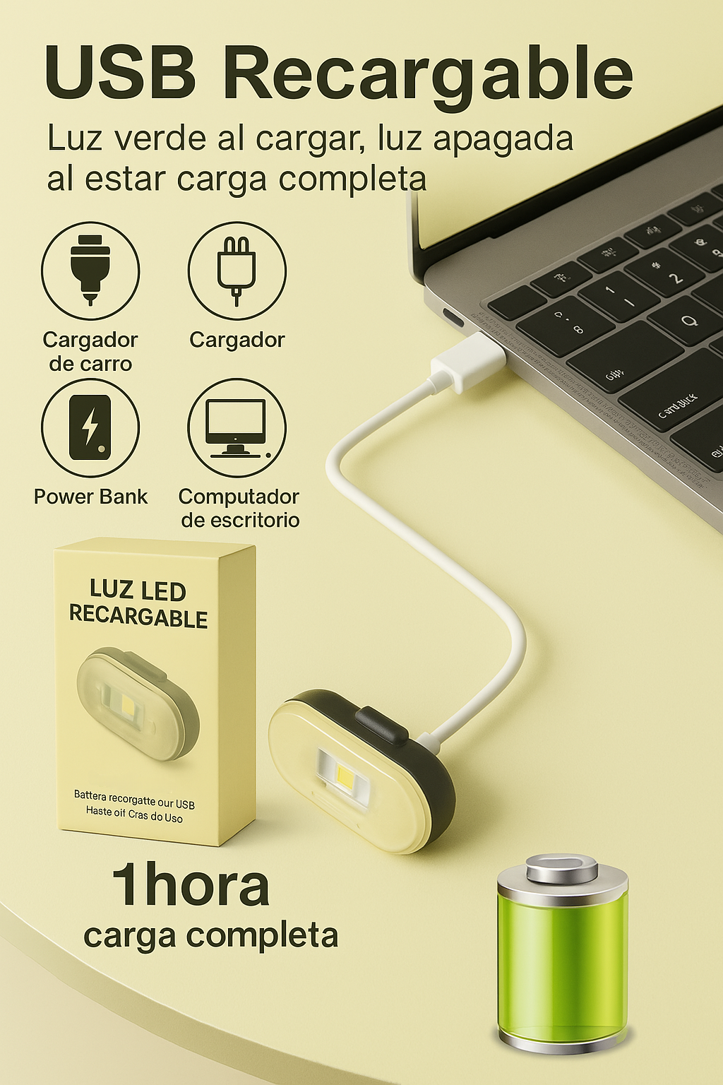 🚥DocaMark™ Luz Led estroboscópica🚨