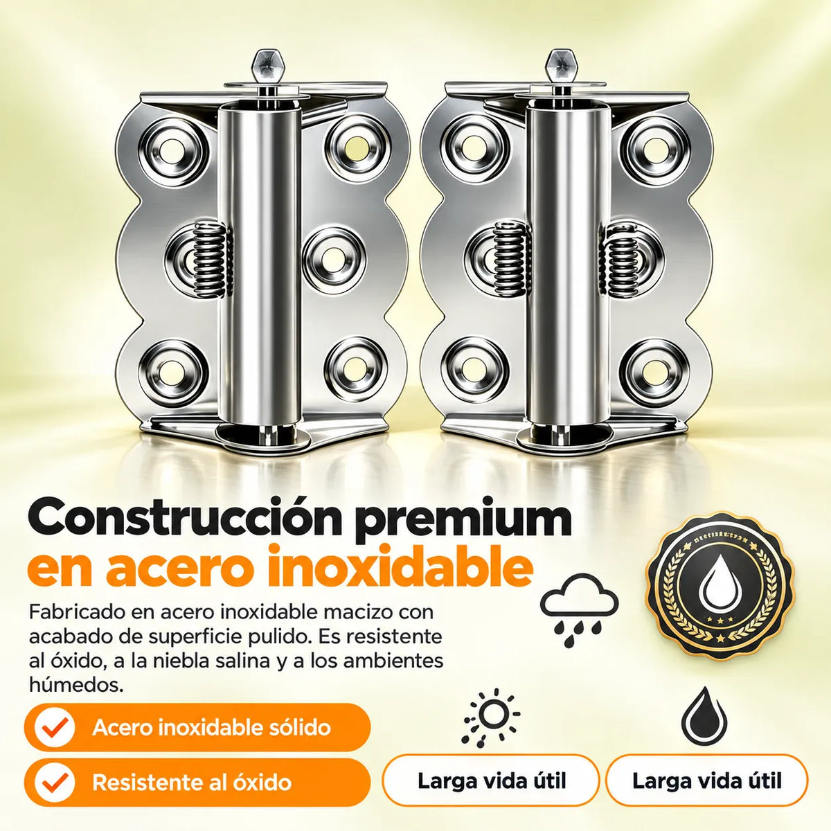 ¡Nunca más te preocupes por las puertas abiertas! Kit de 12 bisagras con cierre automático para mayor comodidad en tu hogar.
