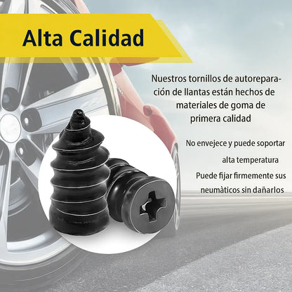 Repara tu neumático en minutos: Kit de reparación de goma (60 UNIDADES POR PAQUETE)