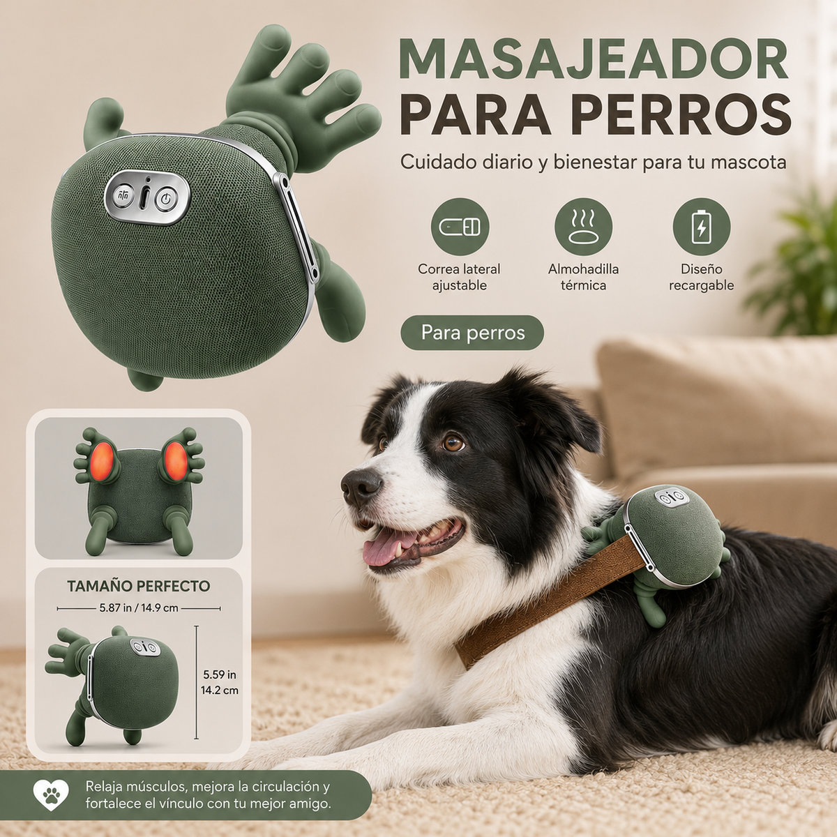 De la inquietud y la ansiedad al descanso: una nueva rutina de bienestar para tu mascota