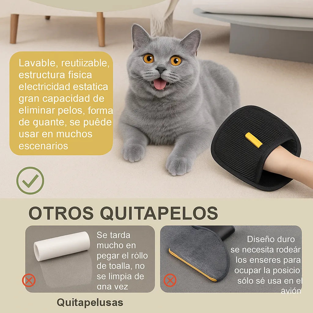 Guante quita pelos CleanPawn™