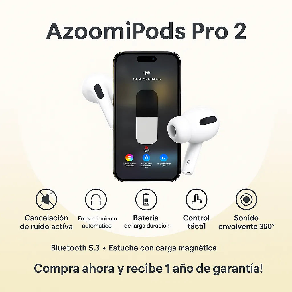 Azoomipods pro 2  ¡Sumergirte en el sonido nunca fue tan brutal!