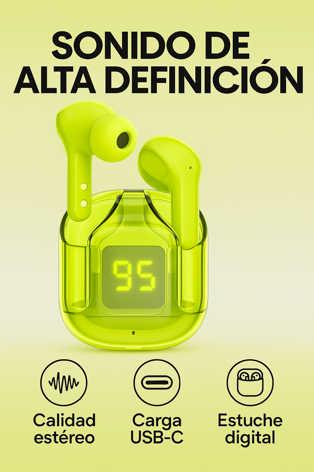 ❗OFERTA❗Audífonos Crystal T6 ® + Forro protector