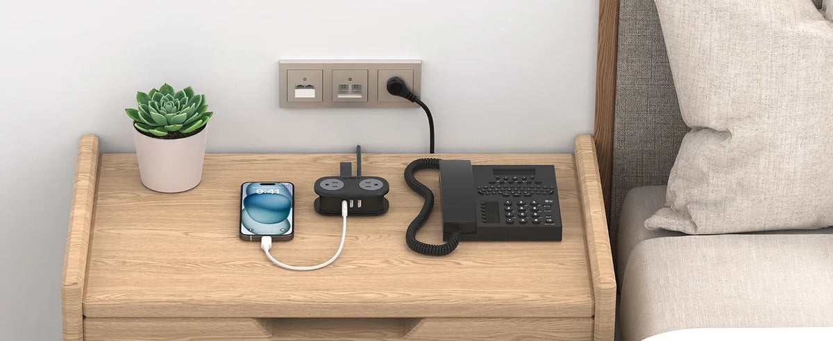 PowerGo™ Carga tus dispositivos sin enredos ni problemas de espacio