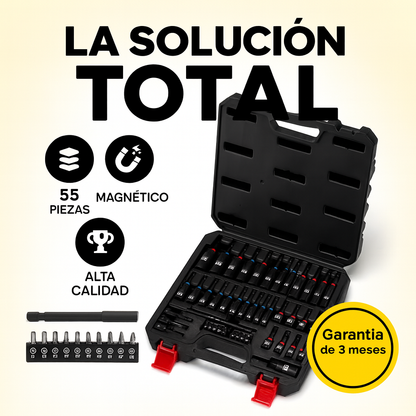 El Set Definitivo de 55 Piezas Magnéticas: Todo lo que Necesitas en un Solo Estuche