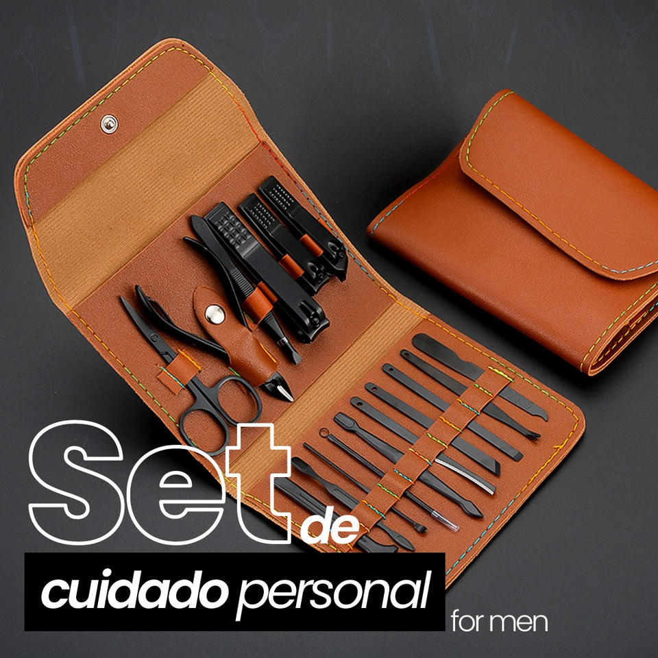 Kit de Manicure y Pedicure 16 en 1 – ¡Belleza y Cuidado en tus Manos!