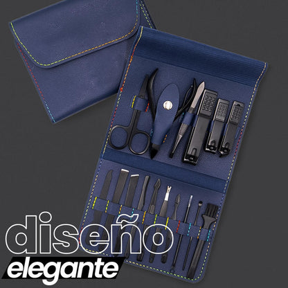 Kit de Manicure y Pedicure 16 en 1 – ¡Belleza y Cuidado en tus Manos!