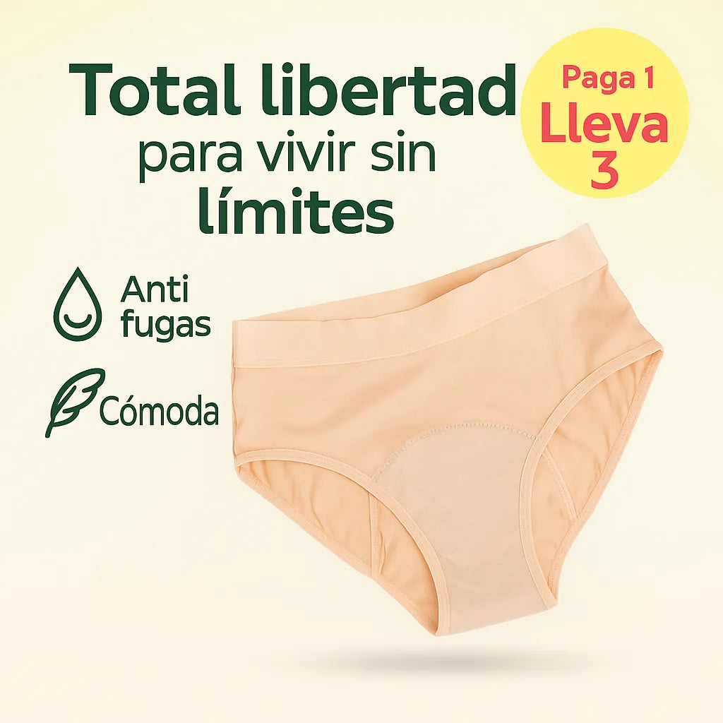 Panty Anti-Fugas: ¡Libertad Total para Vivir sin Límites! PAGA 1 LLEVA 3